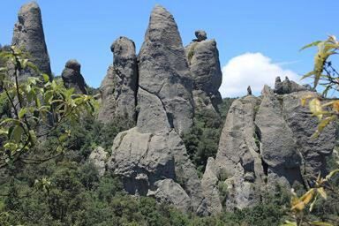 Low angle view of rocks