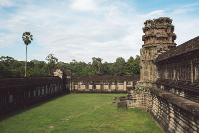 View of old building against sky