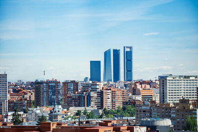 Cityscape against sky