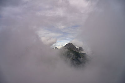 Scenic view of mountain against sky