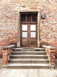 Entrance of old building