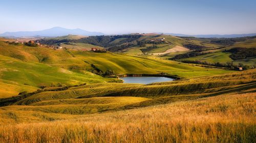 Scenic view of landscape against sky