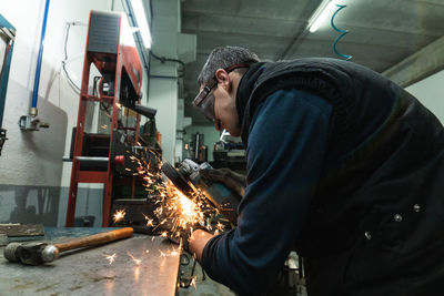 Man working in factory