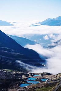 Aerial view of landscape