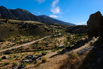 Scenic view of landscape against sky