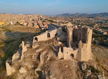 Panoramic view of historic building against sky