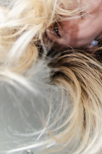 Close-up portrait of woman