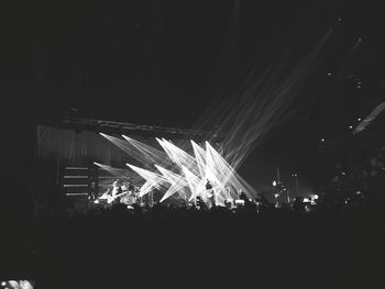 Crowd at music concert