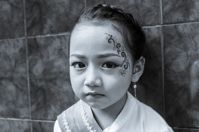 Close-up of young woman