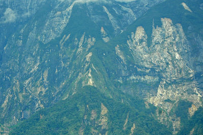 Full frame shot of mountain range