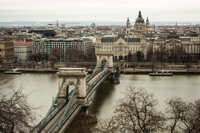 River in city