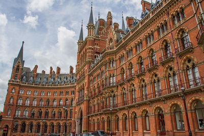 Low angle view of historic building