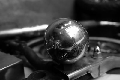 Close-up of crystal ball