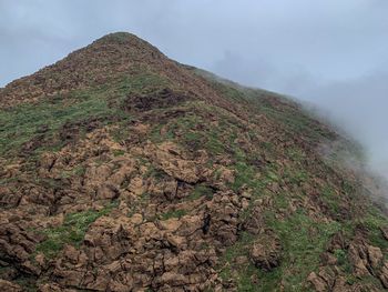 Scenic view of mountain against sky