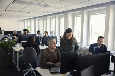 Group of people working in office