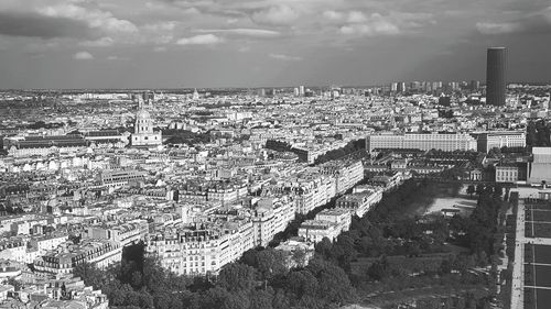 Aerial view of city