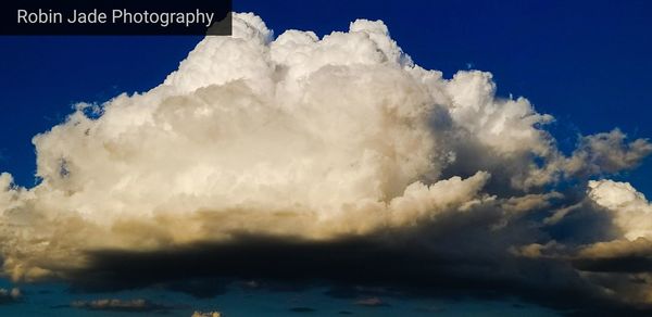 Low angle view of clouds in sky