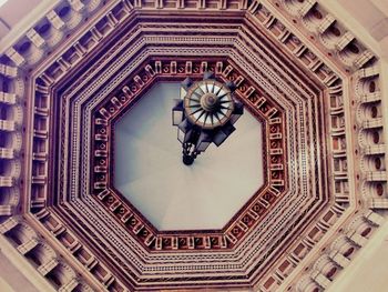 Low angle view of ceiling