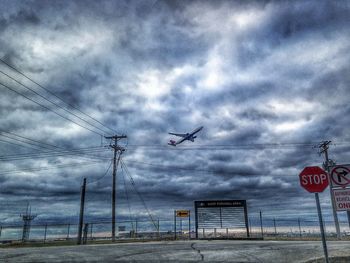 View of cloudy sky