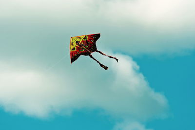 Kites flying in the limassol sky in cyprus
