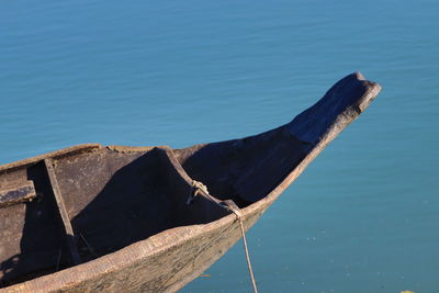 Wooden fisherman's boat for lagoon