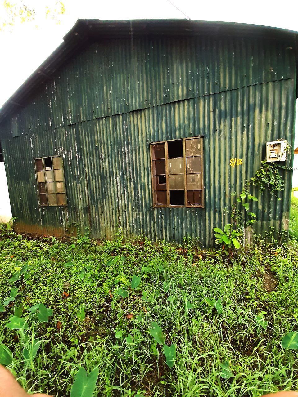 EXTERIOR OF ABANDONED BUILDING