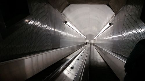 Interior of subway station