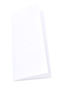Close-up of paper against white background
