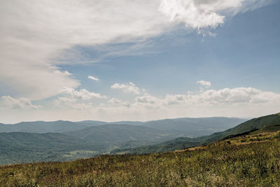 Scenic view of landscape against sky