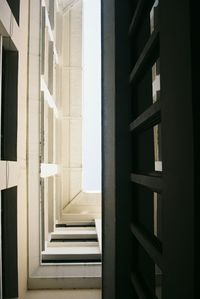 Directly below shot of staircase of building