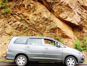 Car on road