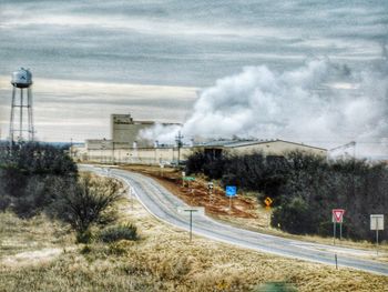 Panoramic view of landscape against sky