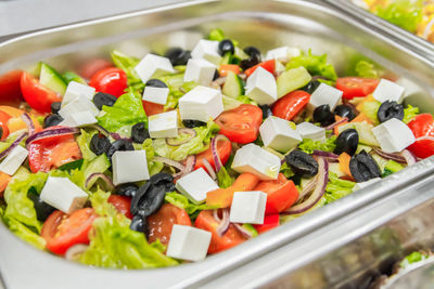 Close-up of salad in bowl