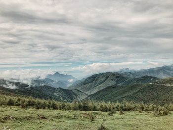 Scenic view of landscape against sky