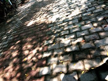 Full frame shot of stone wall