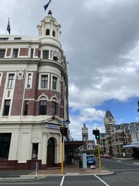 Low angle view of building against sky