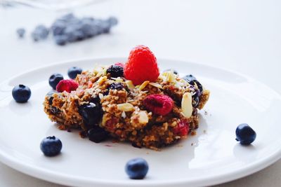 Close-up of food on plate