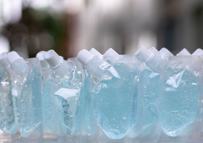 Close-up of ice cream glass