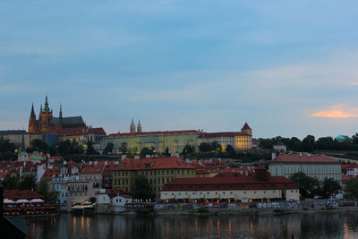 View of city at waterfront