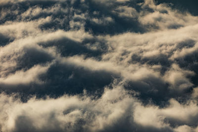 Low angle view of clouds in sky