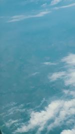 Low angle view of clouds in sky