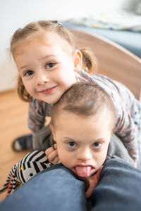 Portrait of smiling boy