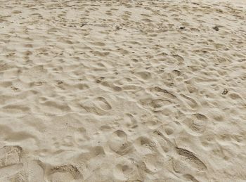 Full frame shot of sand at beach