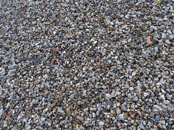 Full frame shot of pebbles on beach