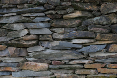 Full frame shot of stone wall