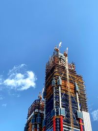 Low angle view of building against sky