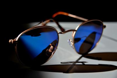 Close-up of sunglasses