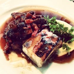 Close-up of food on plate