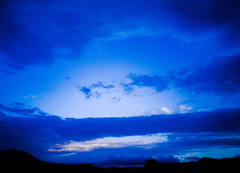 Low angle view of clouds in sky