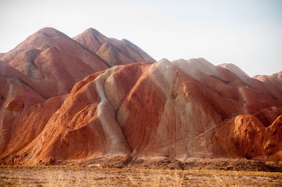 Rock formations in a desert